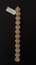 Sia Polki Phool Bracelet – ten linked circular floral polki medallions with four-petal moissanite polki and AD border, handcrafted in Jodhpur