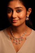 Gulab Jhalar Polki Necklace ✦ Fringe Bridal Jewellery Handcrafted in Jodhpur