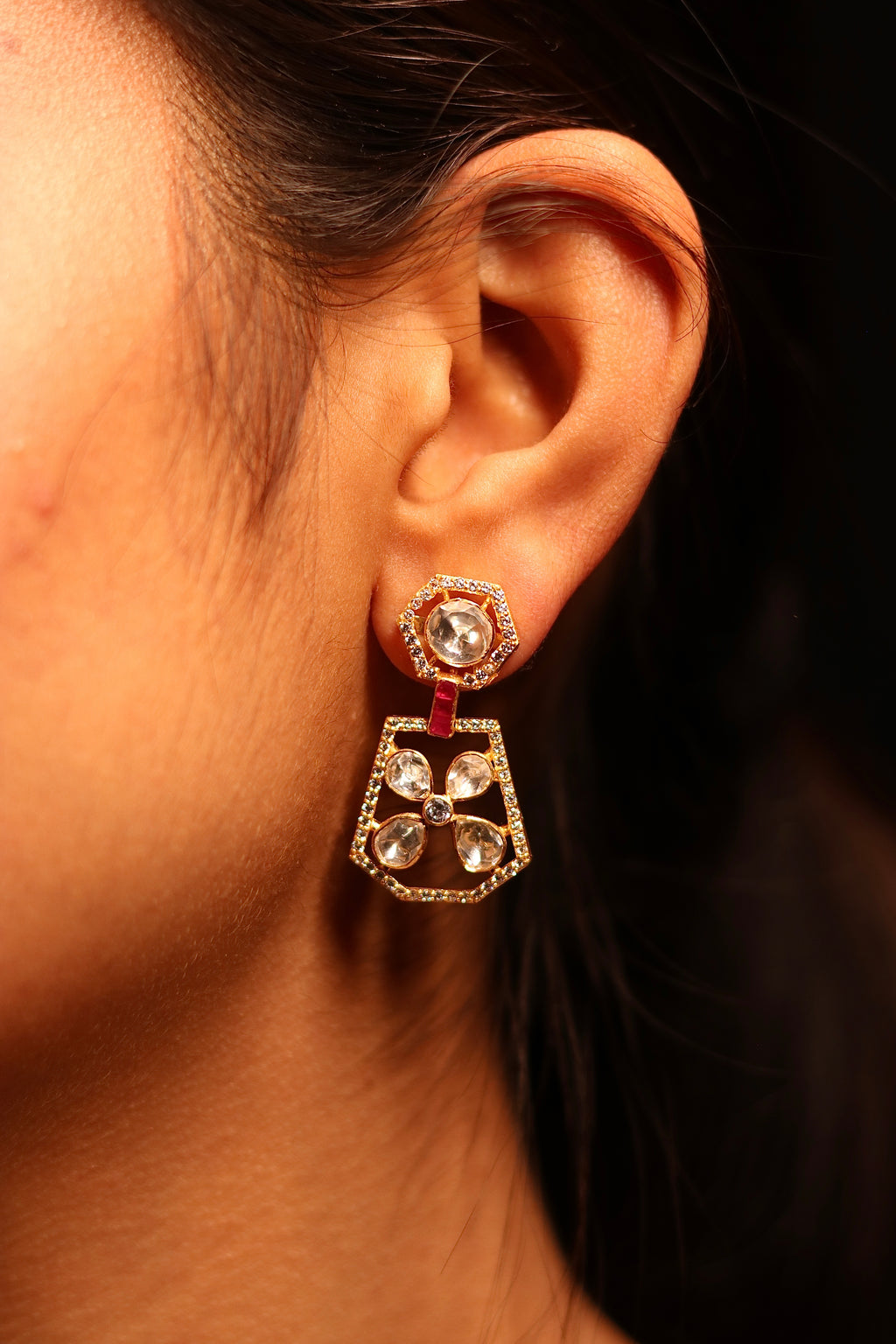 Gulab Jhalar Polki Necklace ✦ Fringe Bridal Jewellery Handcrafted in Jodhpur