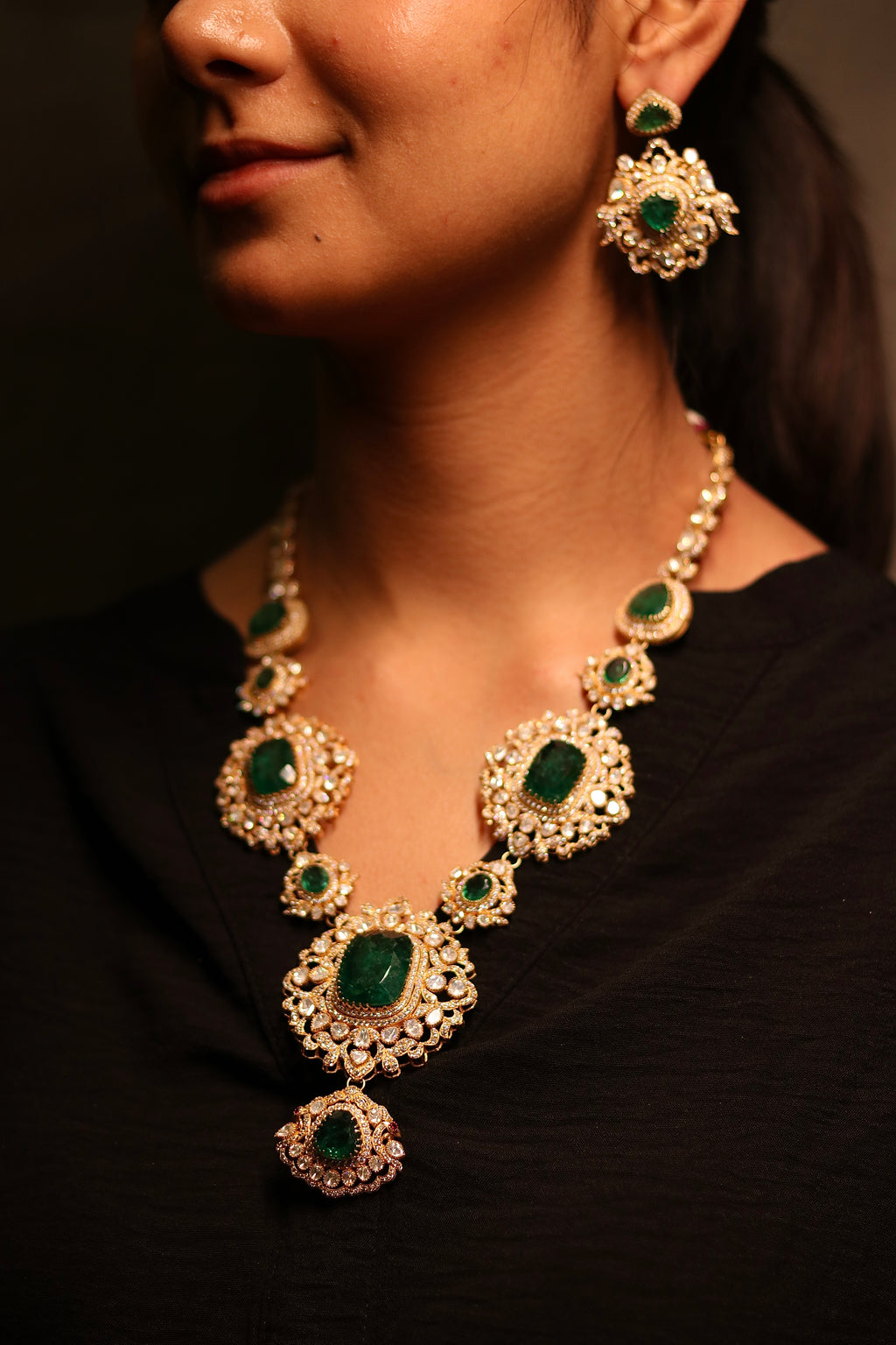Aranya Emerald Haar